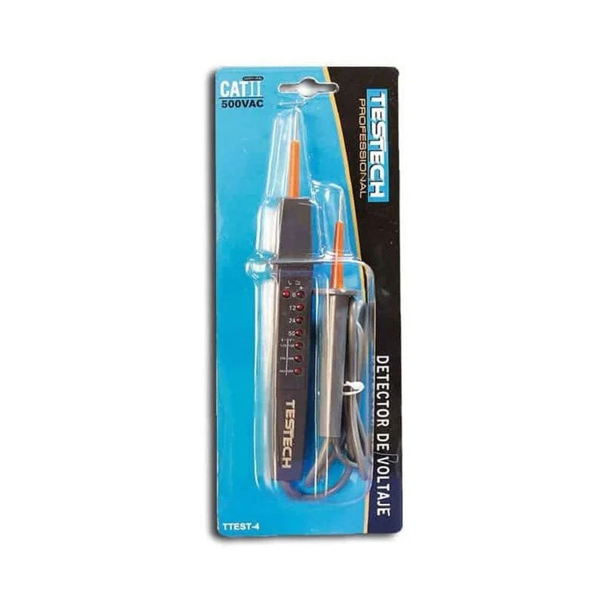 TESTECH - Detector De Voltaje 500v Dc Testech TTEST-4