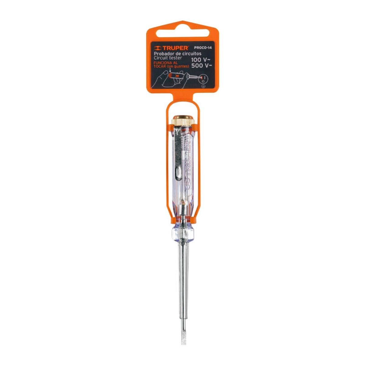 Probador piloto 14 cm de corriente alterna Truper - 13988, marca TRUPER - Foto Principal
