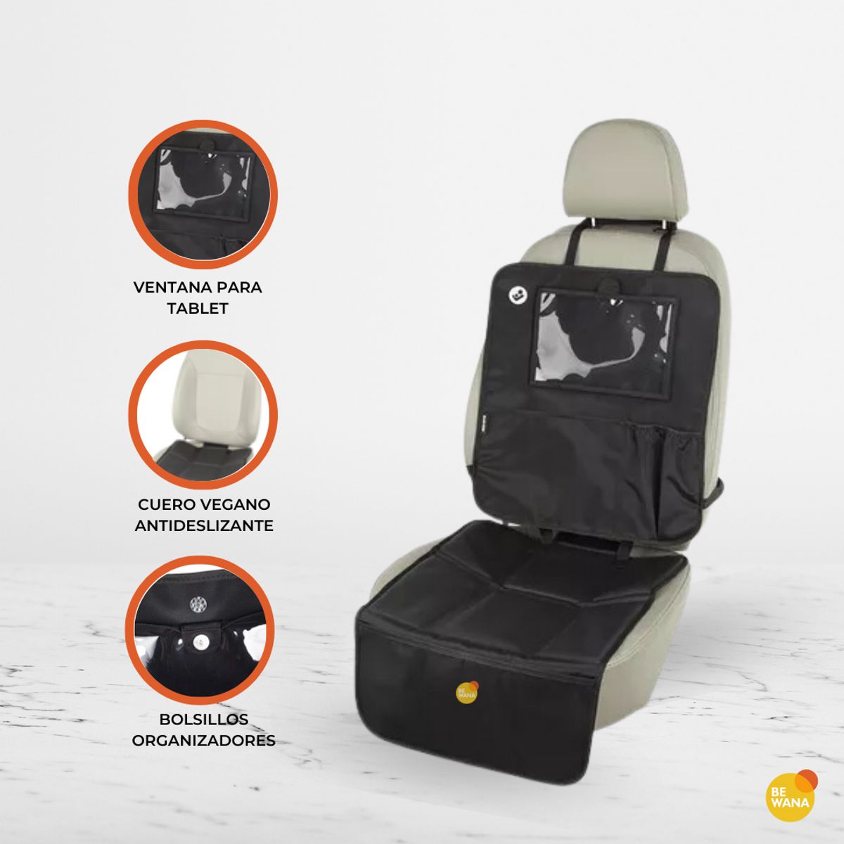 MAXI COSI - Protector y Organizador de Asiento de Auto 3 en 1 «PROTECT»