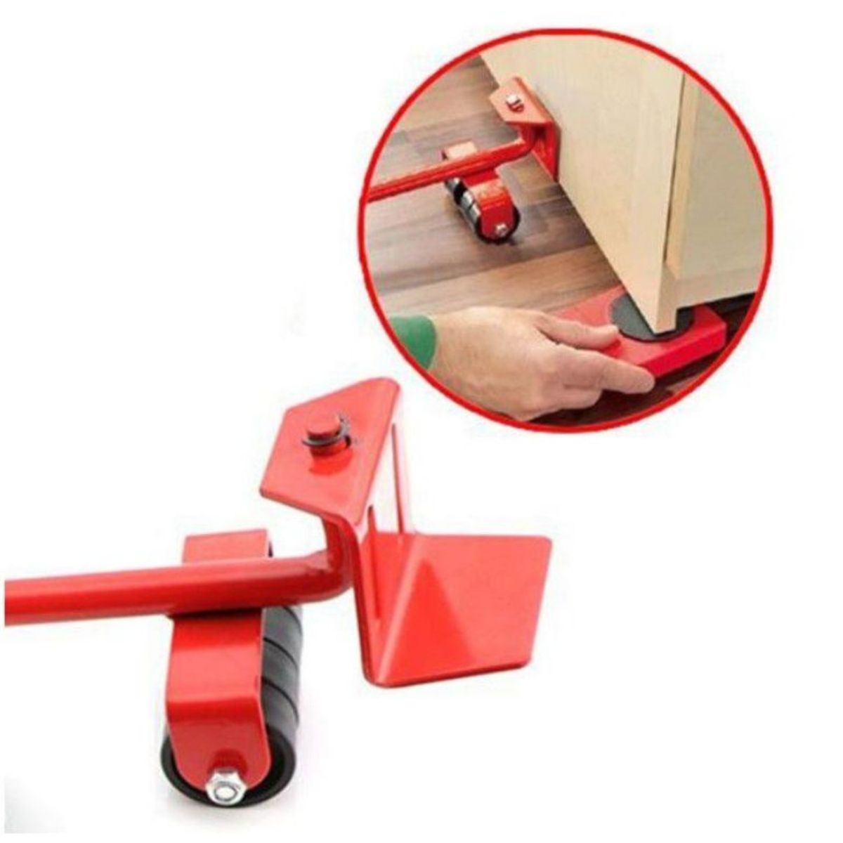 GENERICO - Elevador de Muebles Portátil de 4 Ruedas