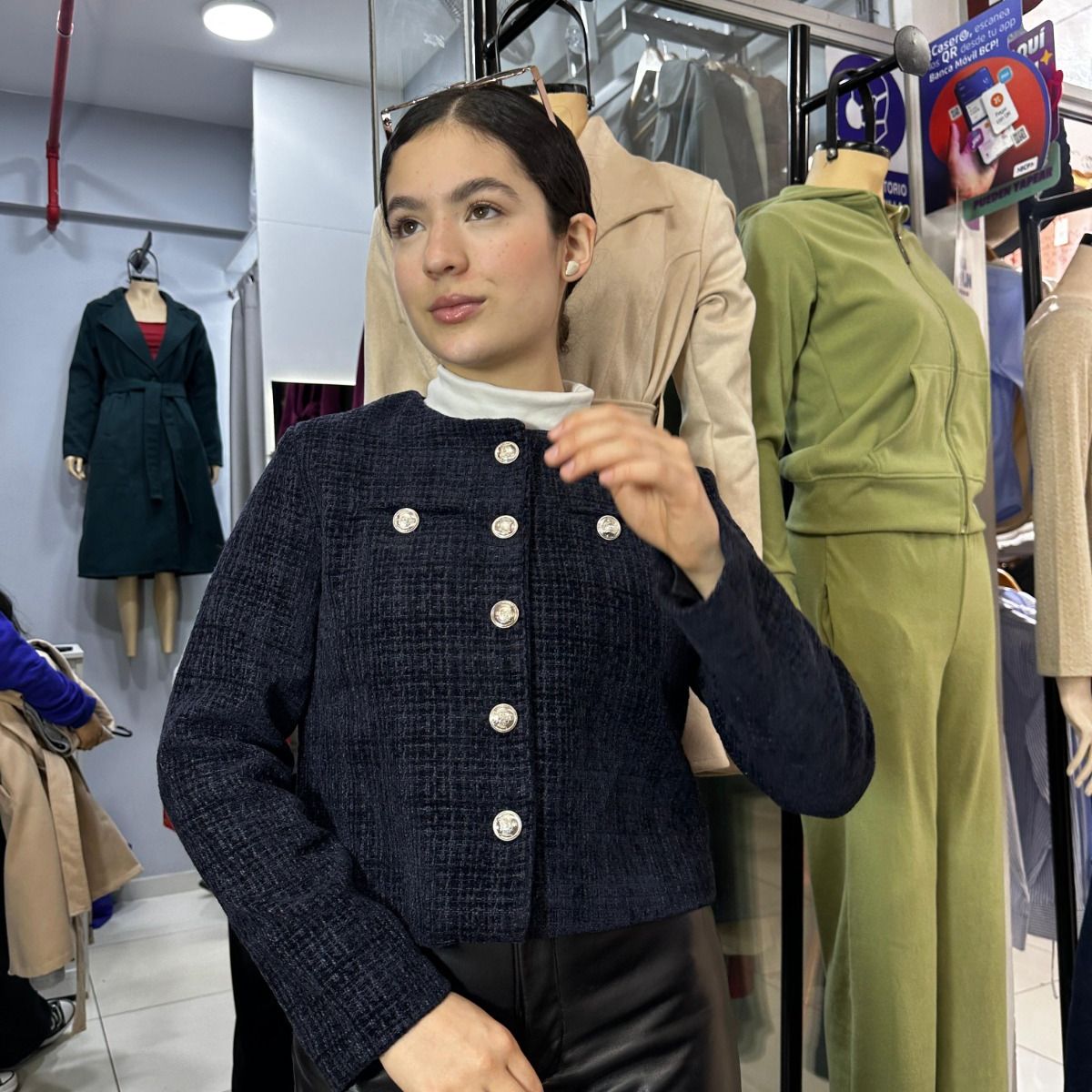 ALLEZ COLLECTION - Camisaco Channel con forro chaqueta casual