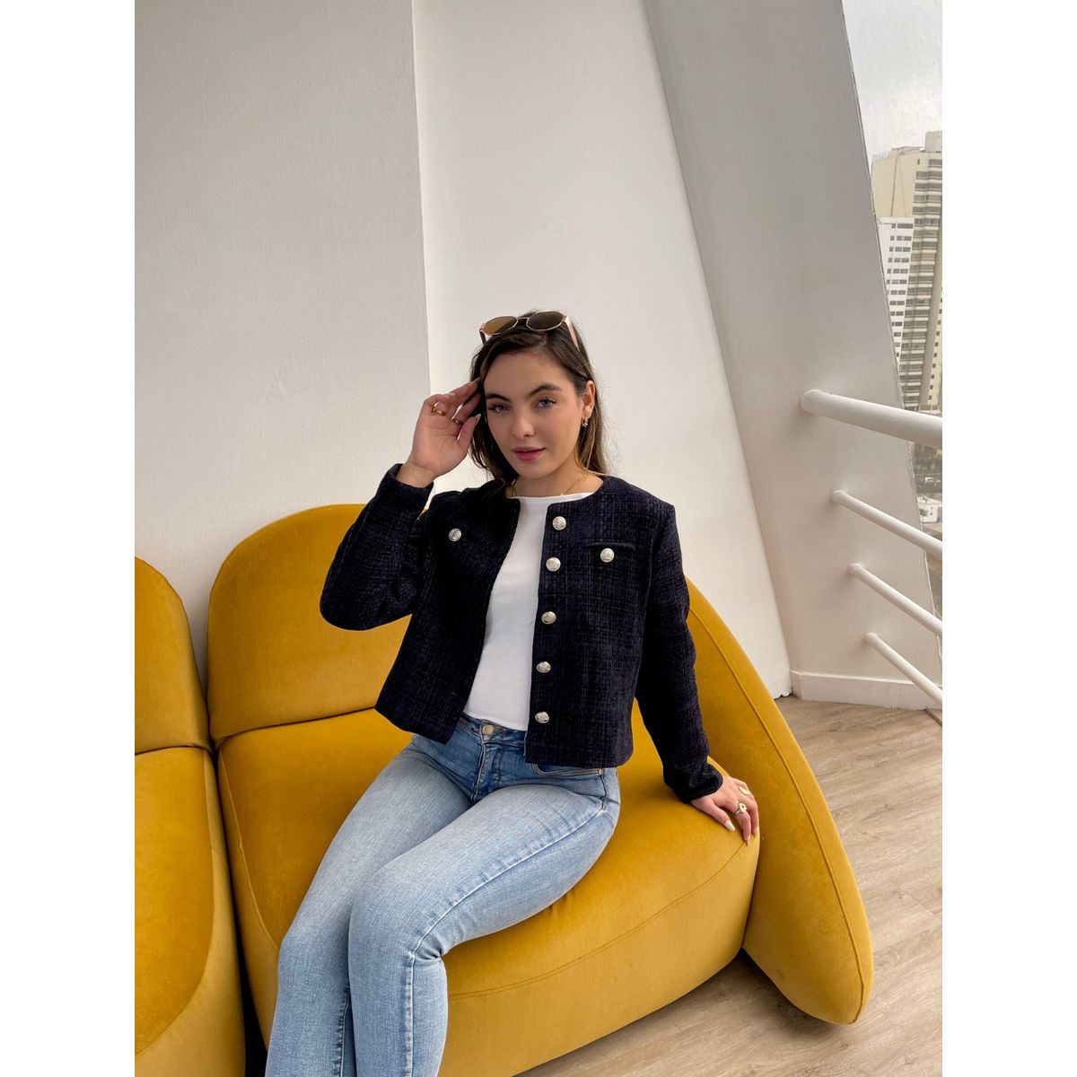 ALLEZ COLLECTION - Camisaco Channel con forro chaqueta casual