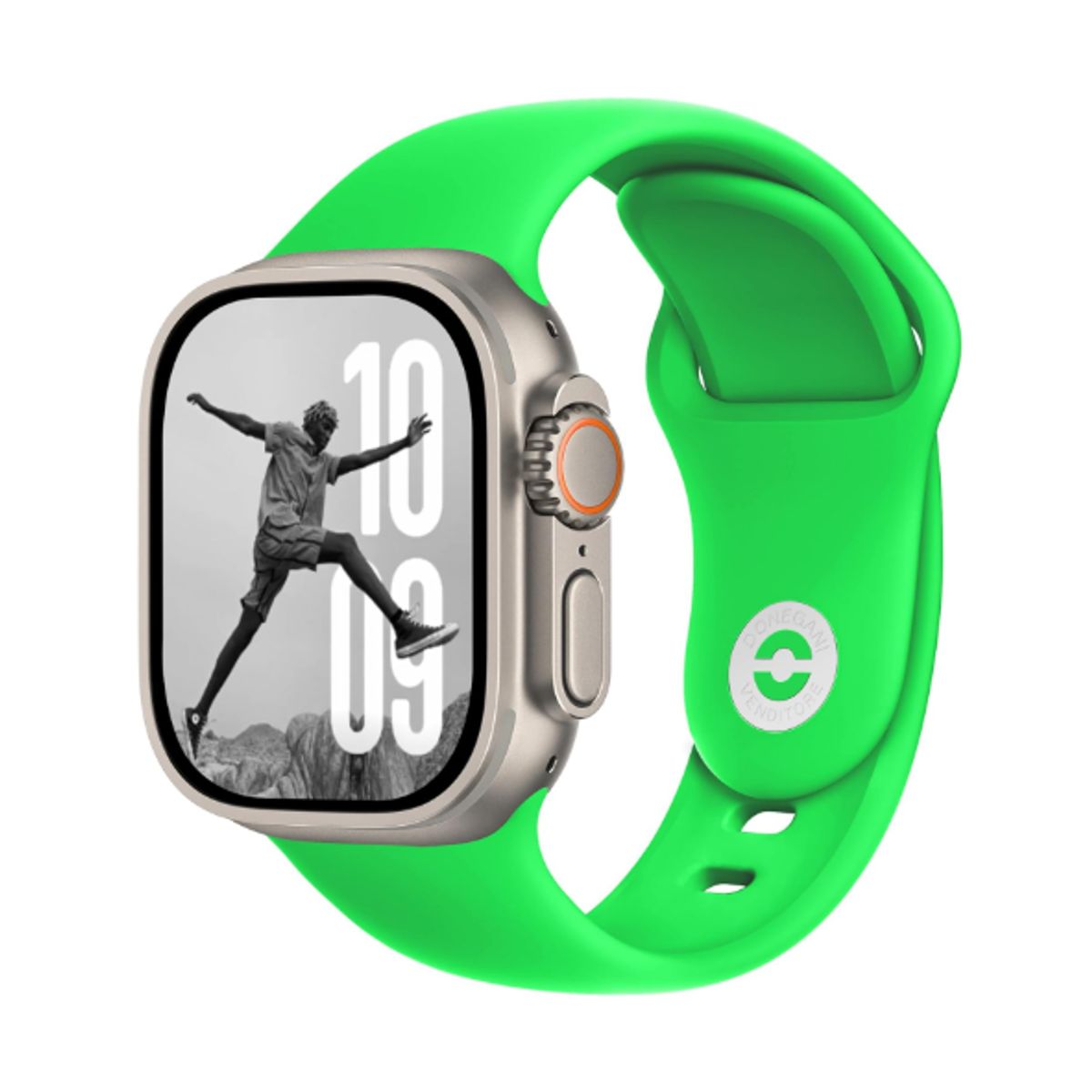 GENERICO - Correa clásica para Apple Watch 42mm - VERDE FLUORESCENTE
