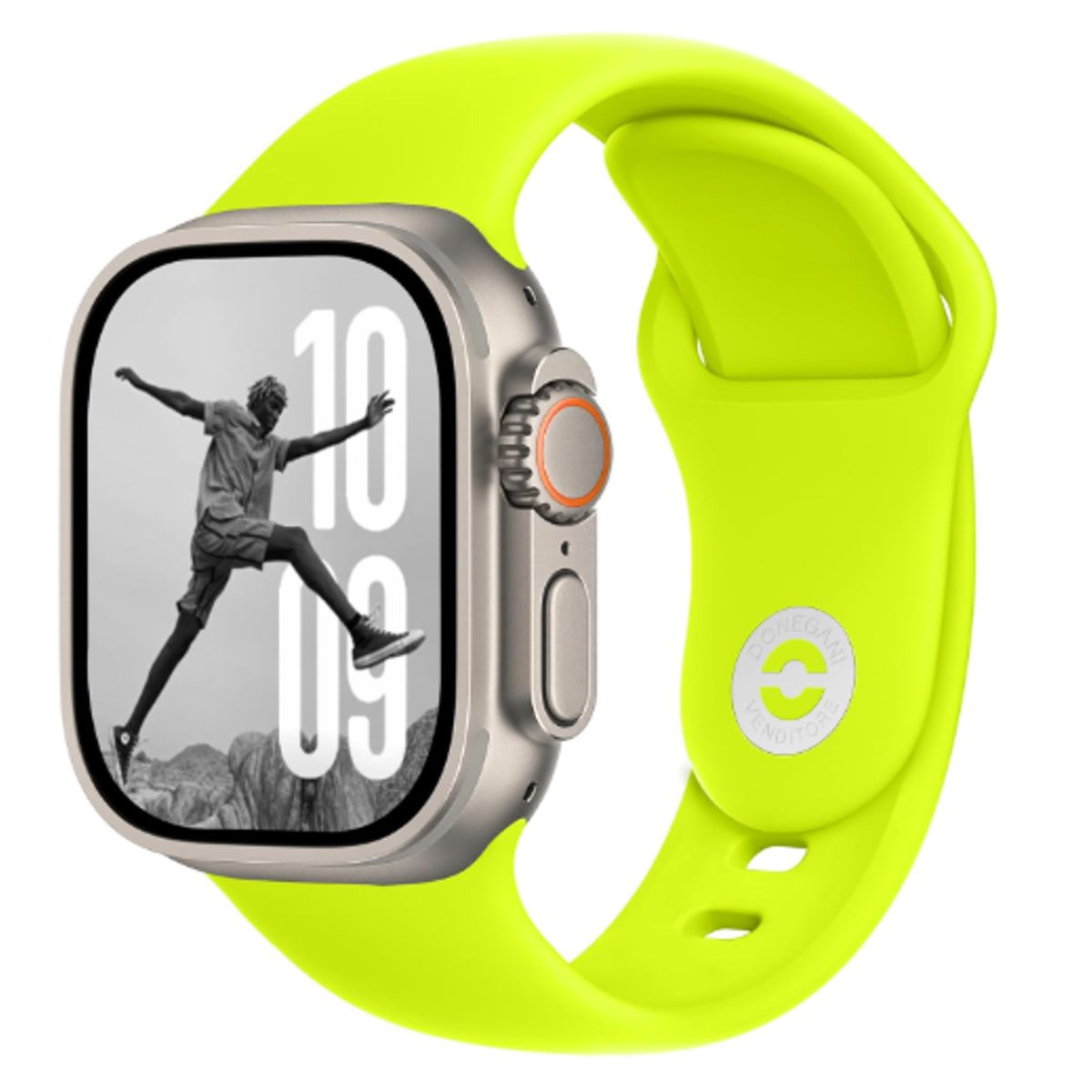 GENERICO - Correa clásica para Apple Watch 38mm - Amarillo Fluorescente