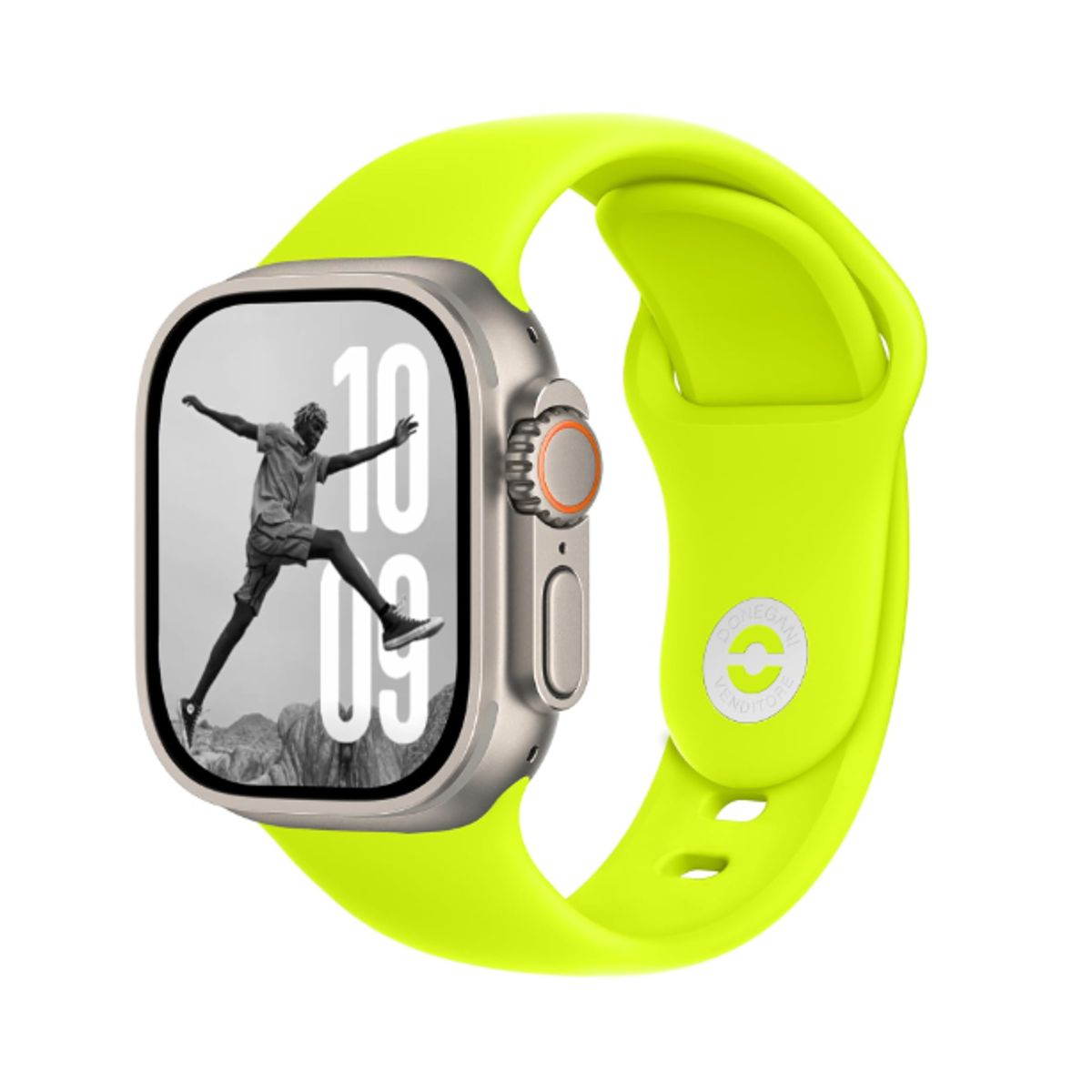 GENERICO - Correa clásica para Apple Watch 40mm - Amarillo Fluorescente