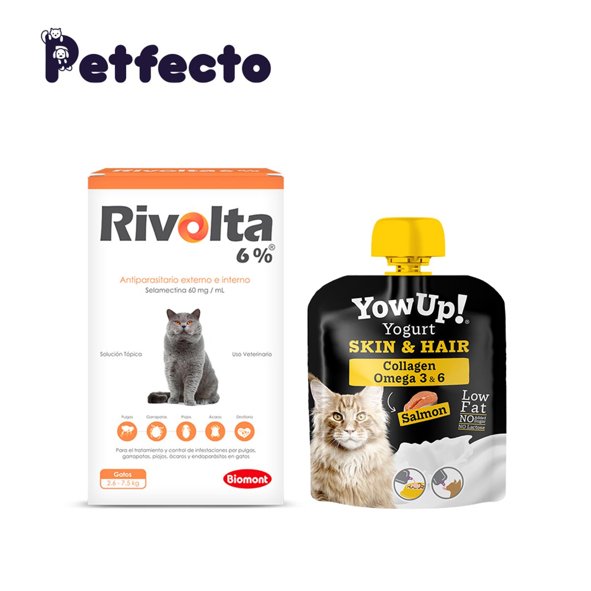 RIVOLTA - RIVOLTA 6% + 1 YOGURT SKIN & HAIR GATOS