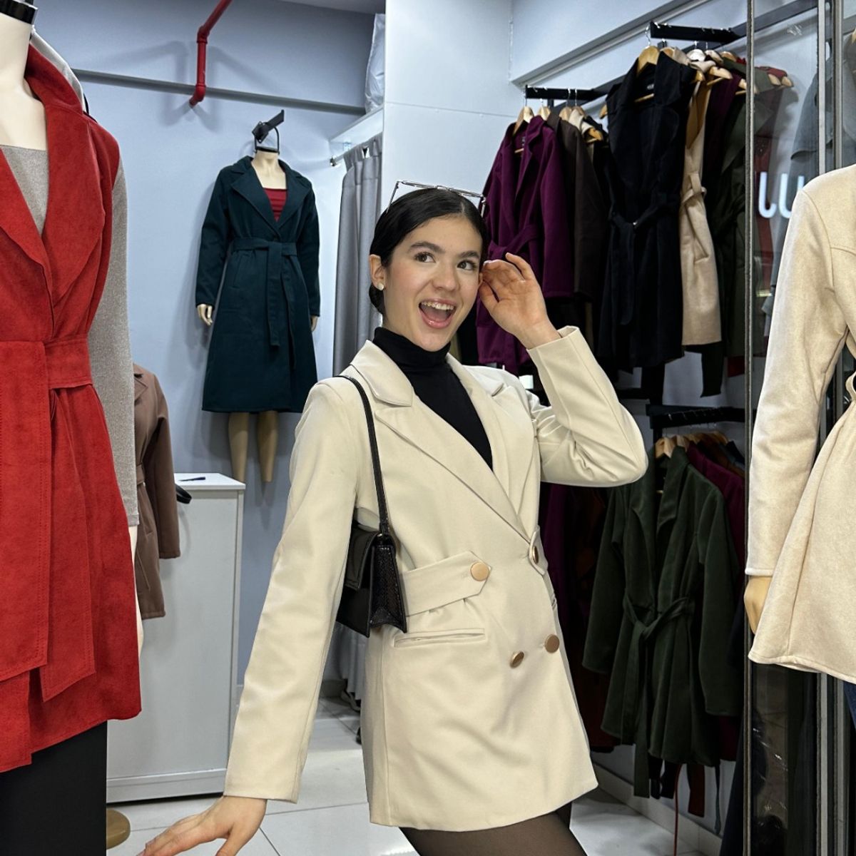 ALLEZ COLLECTION - Blazer Botones con forro casual clasico elegange