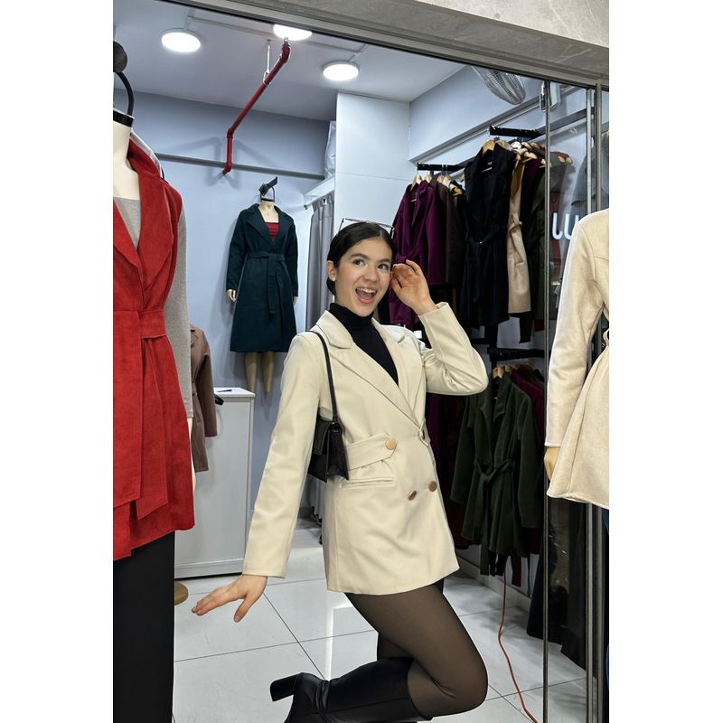 ALLEZ COLLECTION - Blazer Botones con forro casual clasico elegange