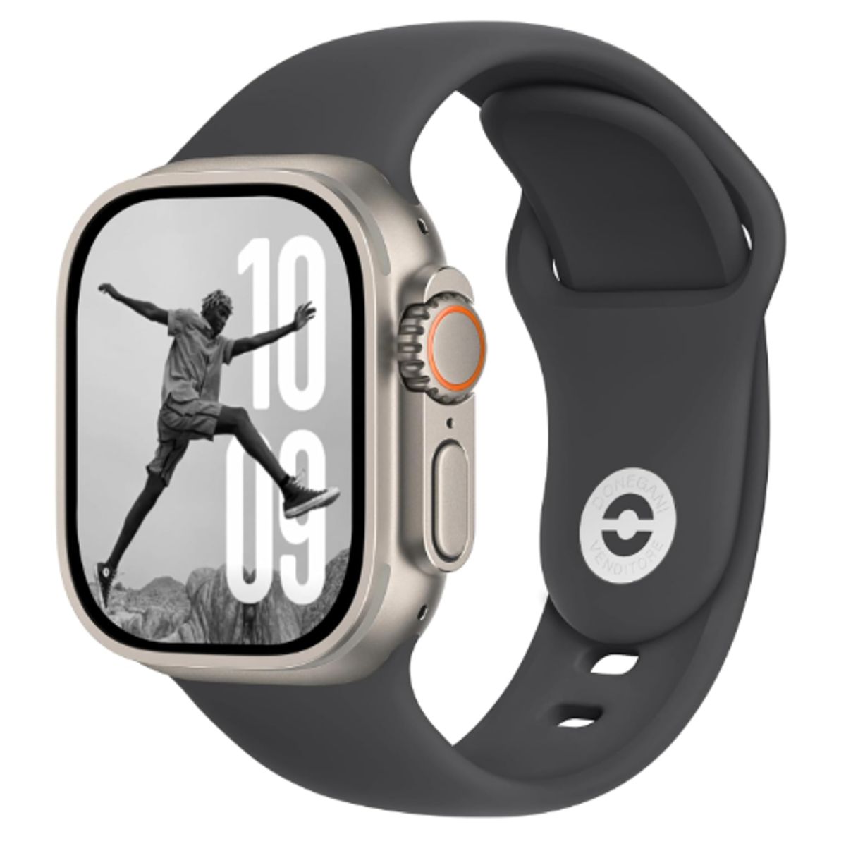 GENERICO - Correa clásica para Apple Watch 49mm - Gris espacial