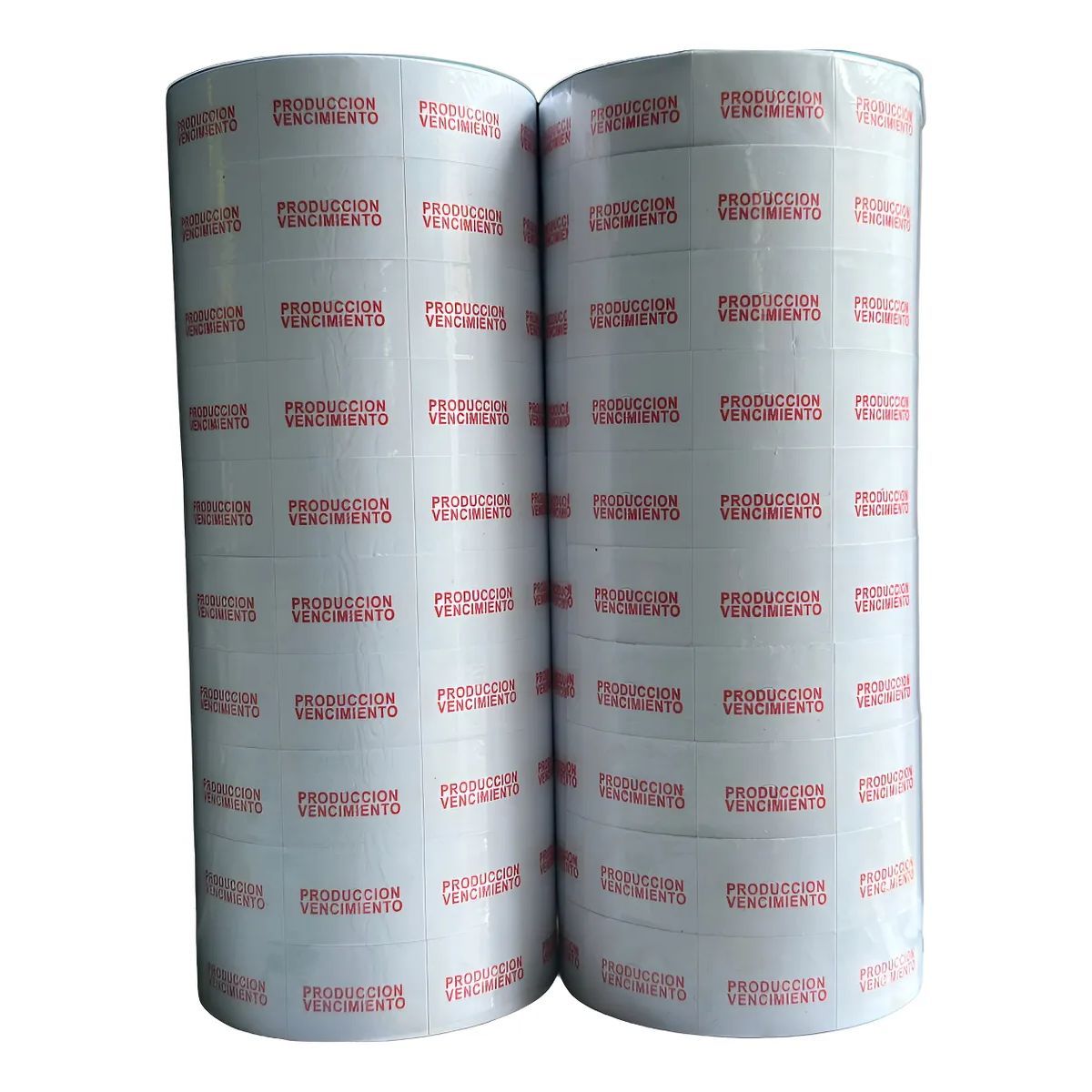 GENERICO - 20 Rollos Etiqueta Stickers Adhesivos Producción Vencimiento