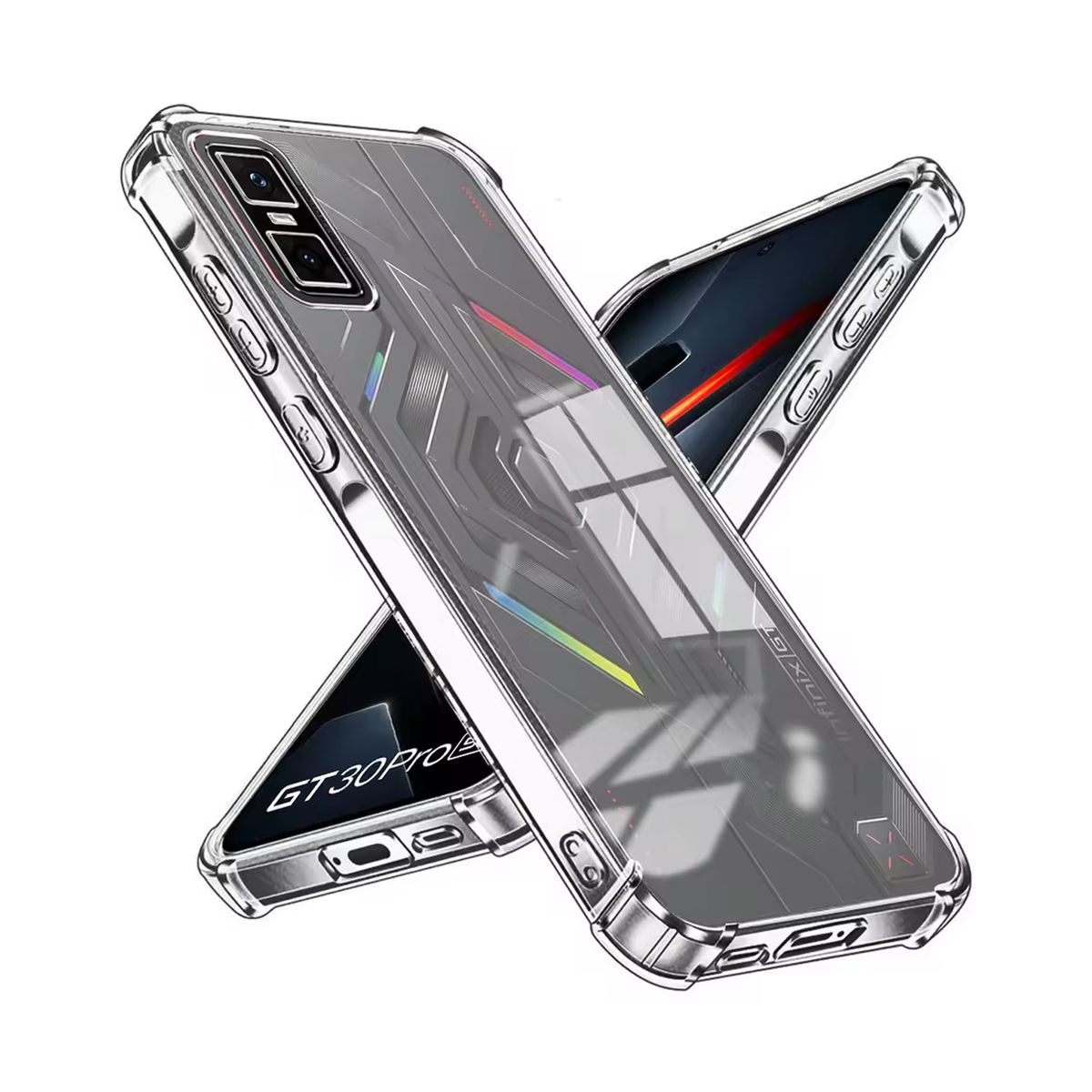 GENERICO - Case Funda Protector INFINIX GT 30 PRO - CASE GOMA TRANSP ANTISHOCK