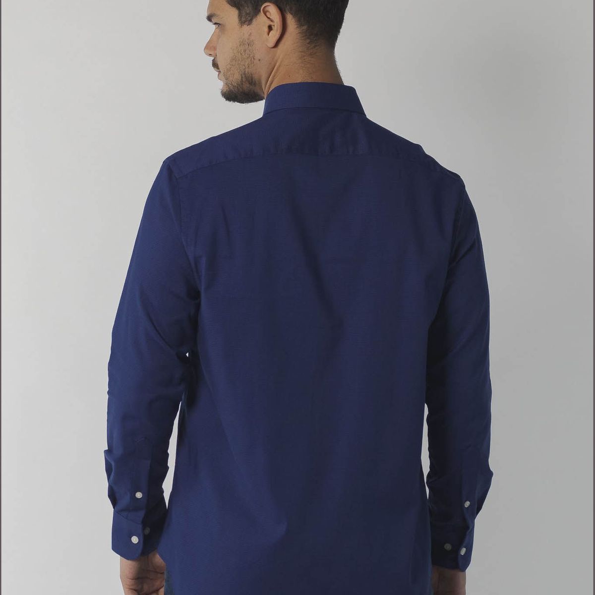 TOMMY HILFIGER - CAMISA VESTIR DRESS SHIRT ROYAL NAVY