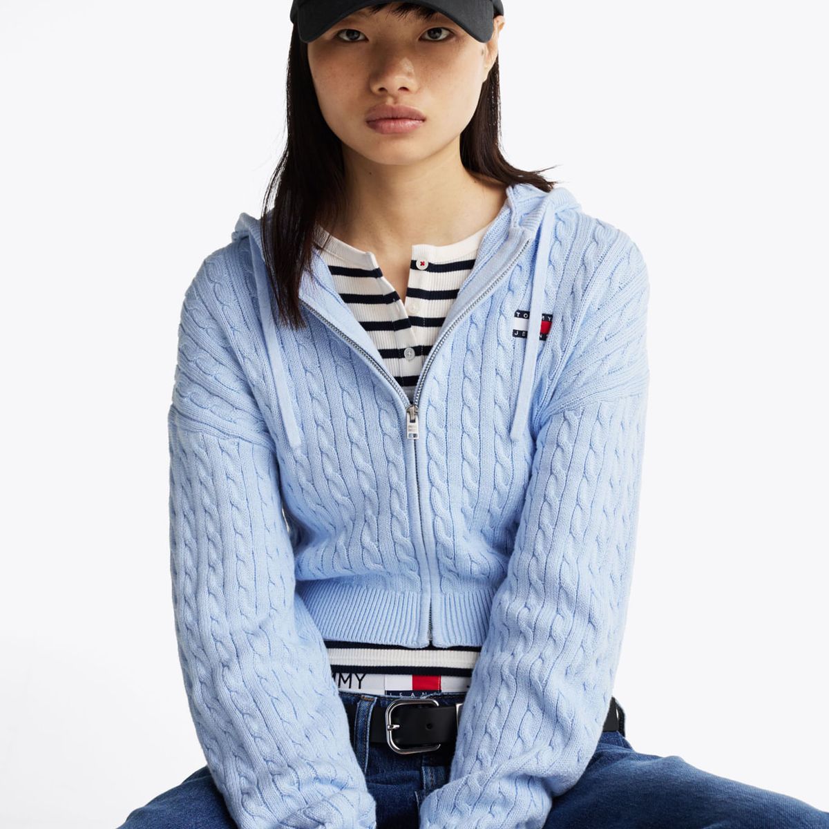 TOMMY HILFIGER - TJW LINEAR LOGO 6 PANEL CAP