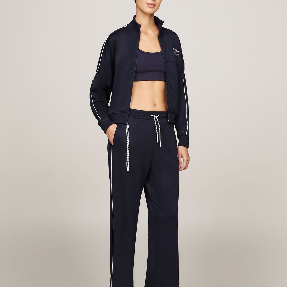 TOMMY HILFIGER - PANTALON SCRIPT GRAPHIC WIDE LEG PANT