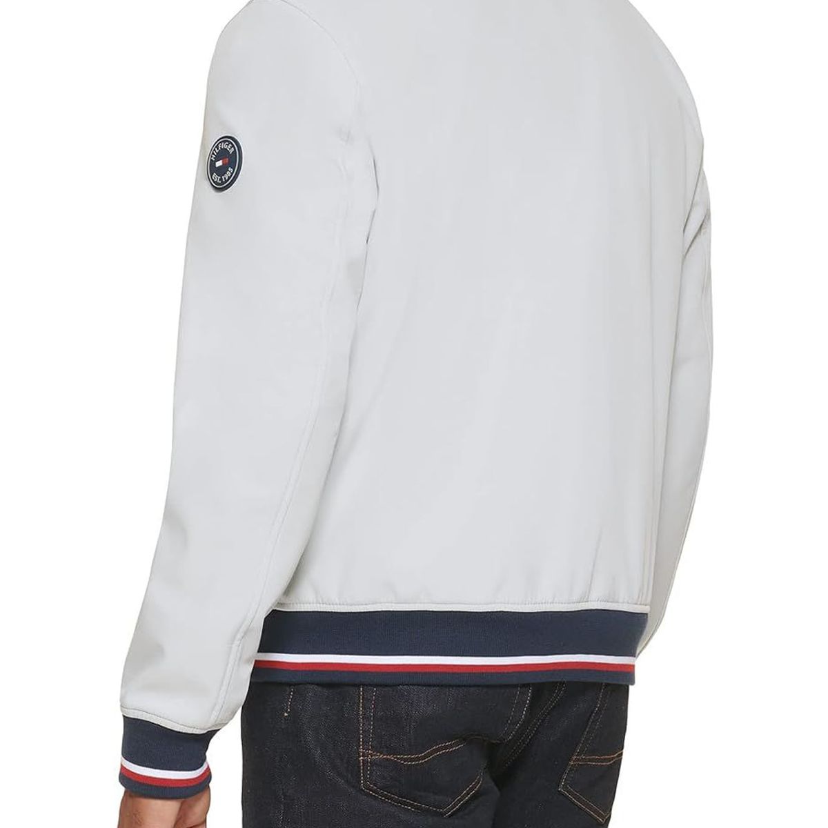 TOMMY HILFIGER - CASACA VARSITY BOMBER WITH TRI COLOR
