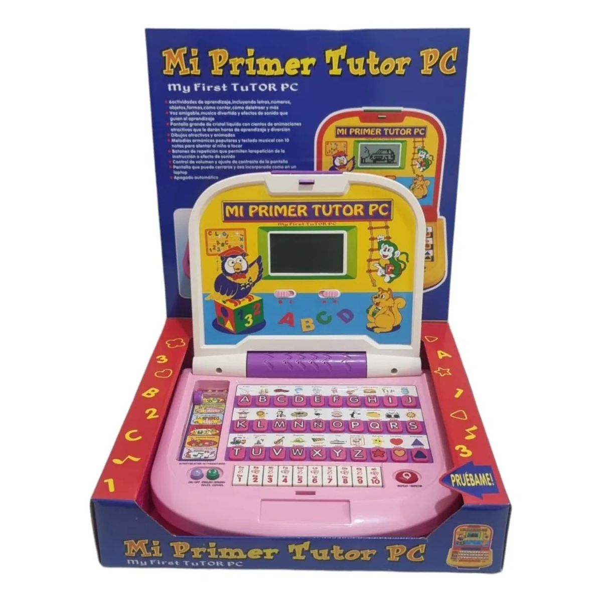 OEM - MI PRIMER TUTOR PC Ordenador De Juguete Educativo Rosado