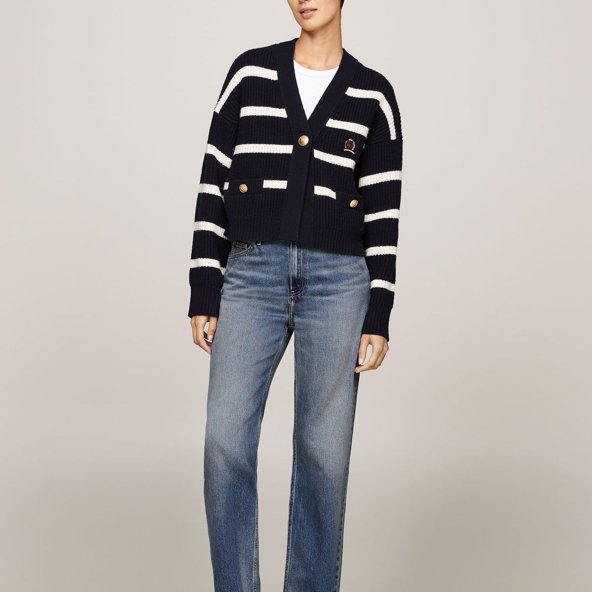 TOMMY HILFIGER - JEAN CLASSIC STRAIGHT HW A PAT