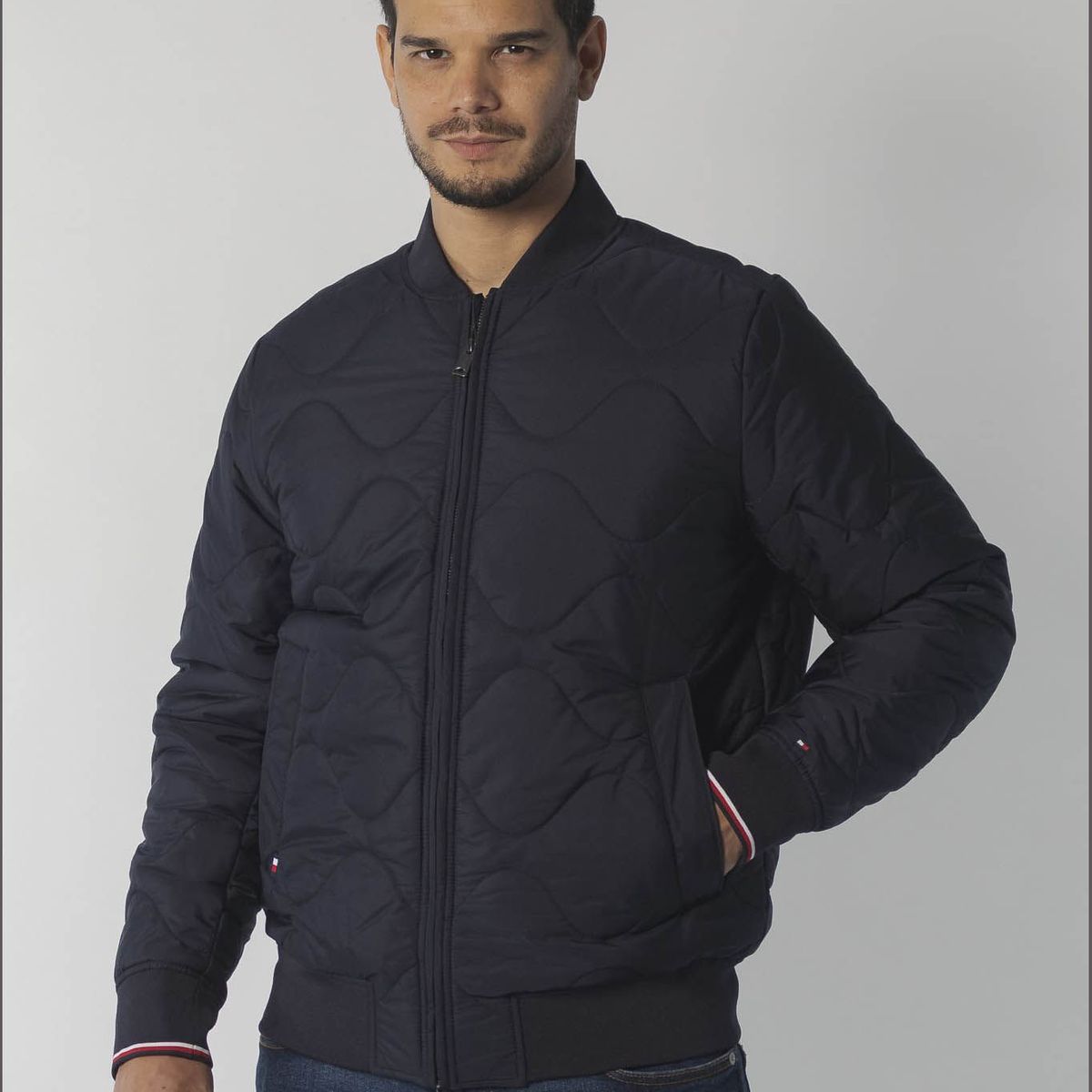 TOMMY HILFIGER - CASACA M RIB QUILTED BOMBER