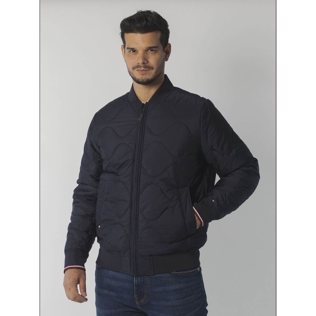 TOMMY HILFIGER - CASACA M RIB QUILTED BOMBER