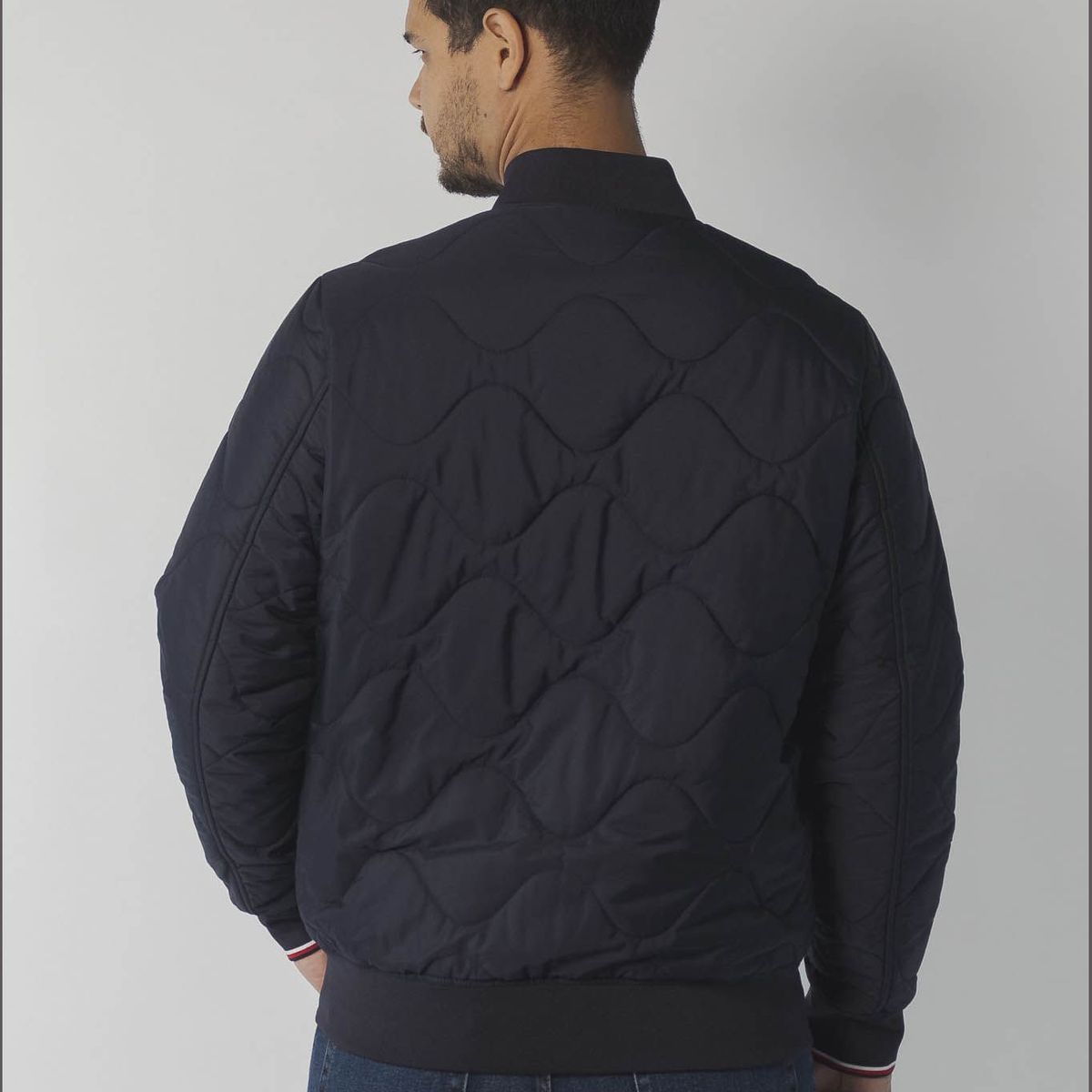 TOMMY HILFIGER - CASACA M RIB QUILTED BOMBER