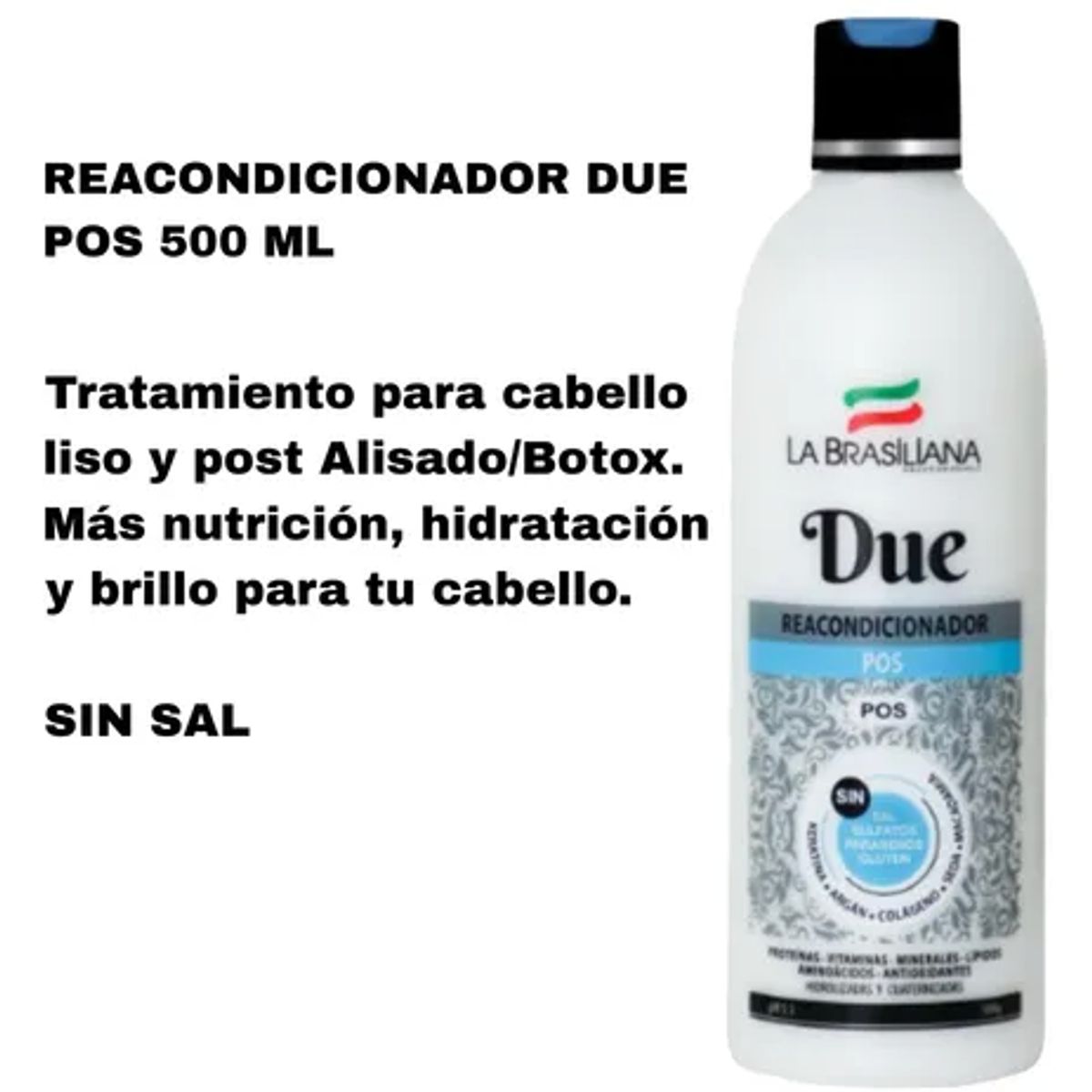 LA BRASILIANA - Kit Shampoo + Acondicionador + Máscara MAGIC POS 250 gr - Post Alisado