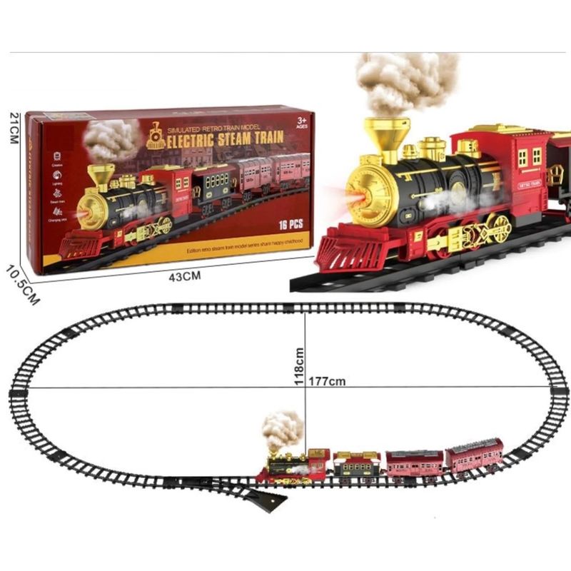 OEM - Juguete Tren de Vapor Eléctrico