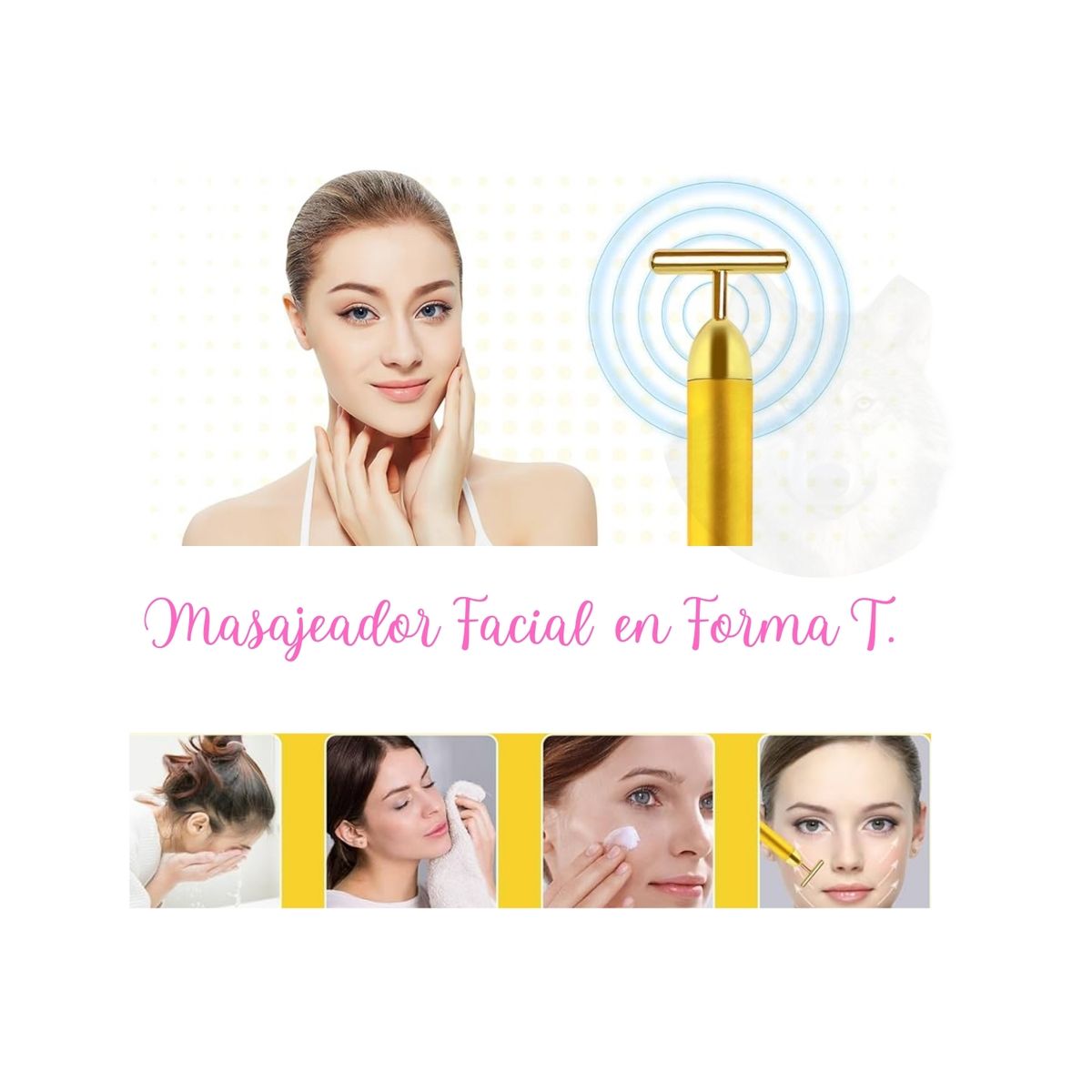 OEM - Masajeador Facial T Vibración Antiarrugas