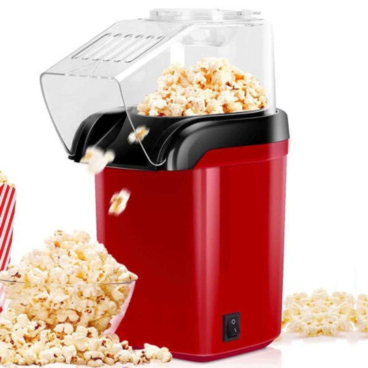 GENERICO - Maquina de canchita Pop Corn eléctrica de Palomitas Sin Aceite