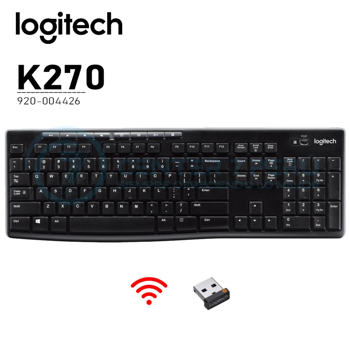 LOGITECH - Teclado Logitech K270 Inalambrico