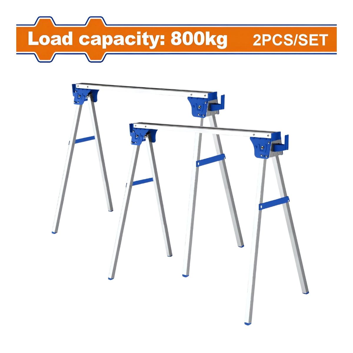 GENERICO - Set Caballete Pesado Soporta 800kg 2pcs Wadfow