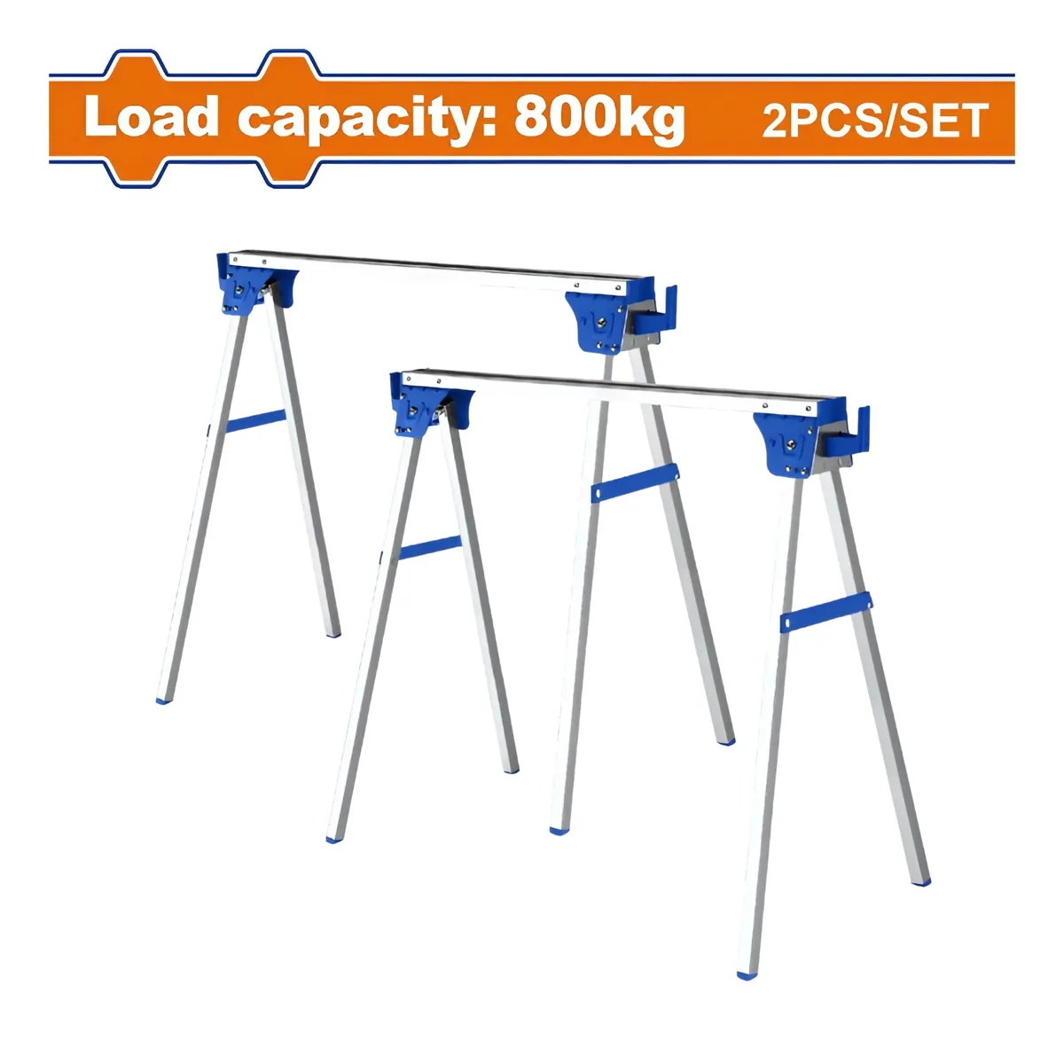 GENERICO - Set Caballete Pesado Soporta 800kg 2pcs Wadfow