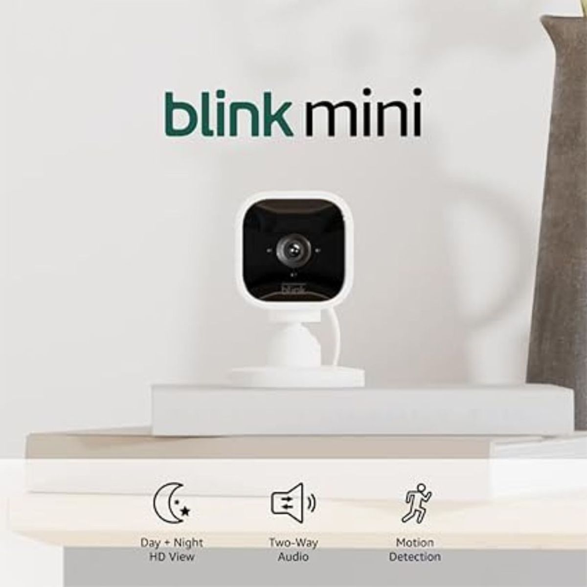 BLINK - Cámara De Seguridad Inteligente Blink Mini Alexa