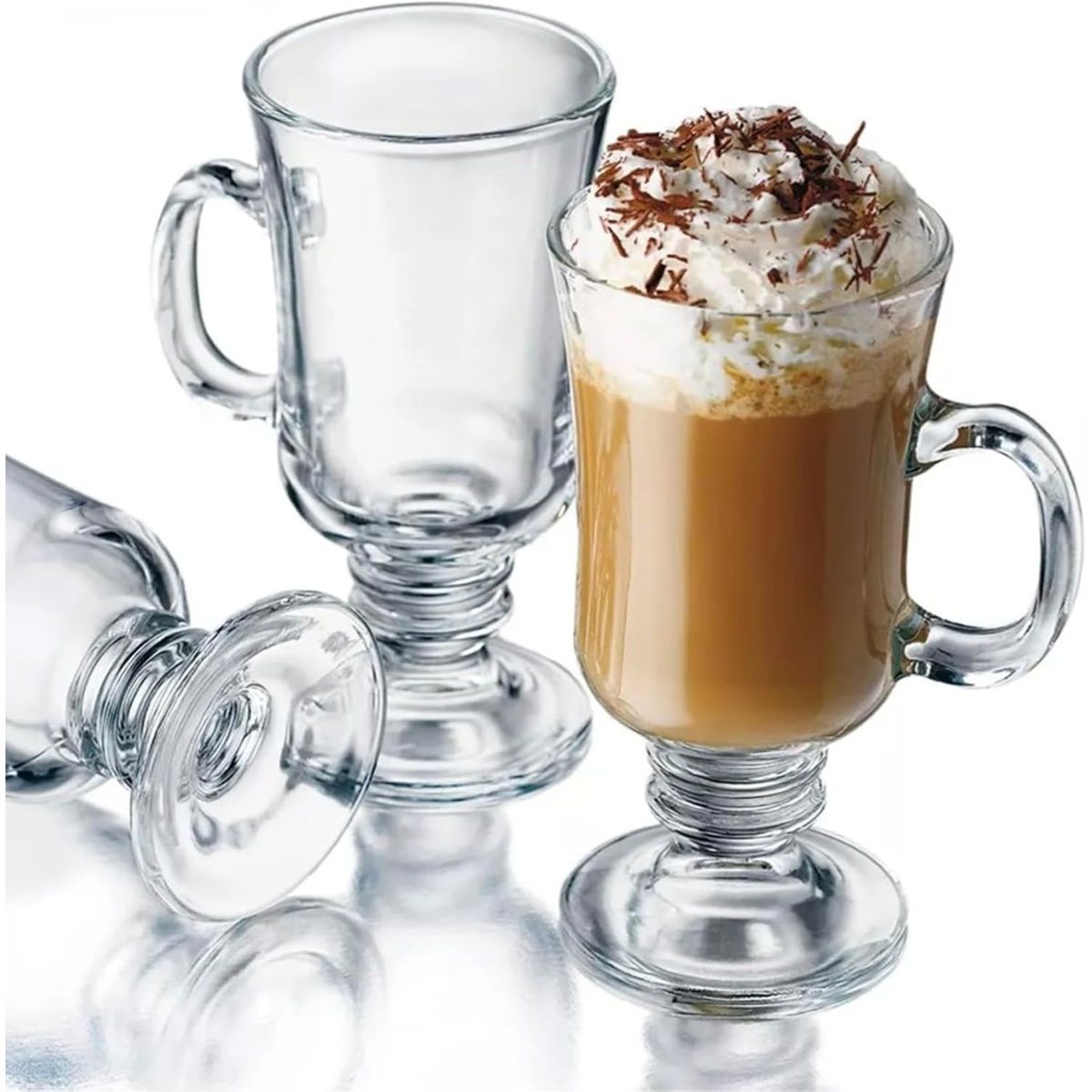 GENERICO - Set de 4 Tazas Irish de Café Irlandés de 230ml - Menphis