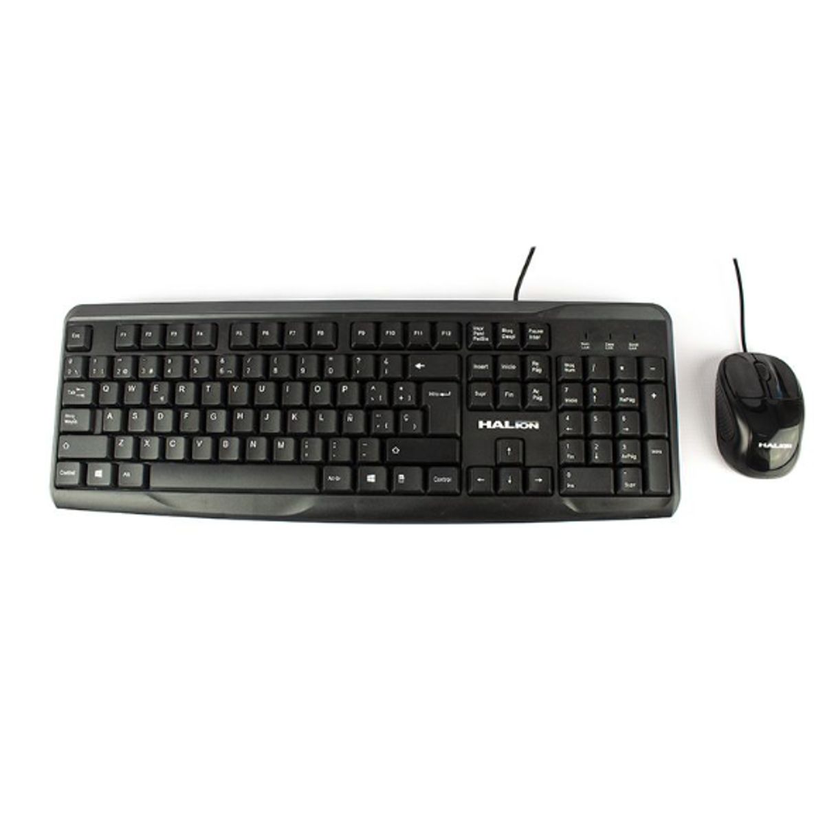 HALION - Kit Teclado + Mouse Office HA-K429C USB  DPI 1000 HALION