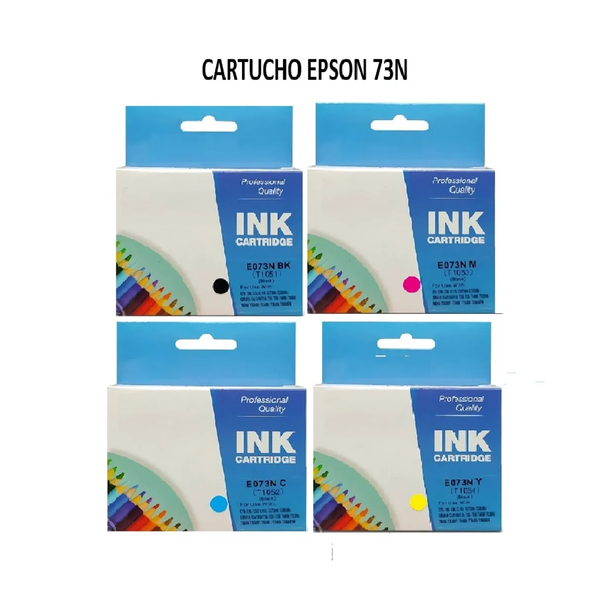 GENERICO - Cartucho Genérico 73N x 4 colores