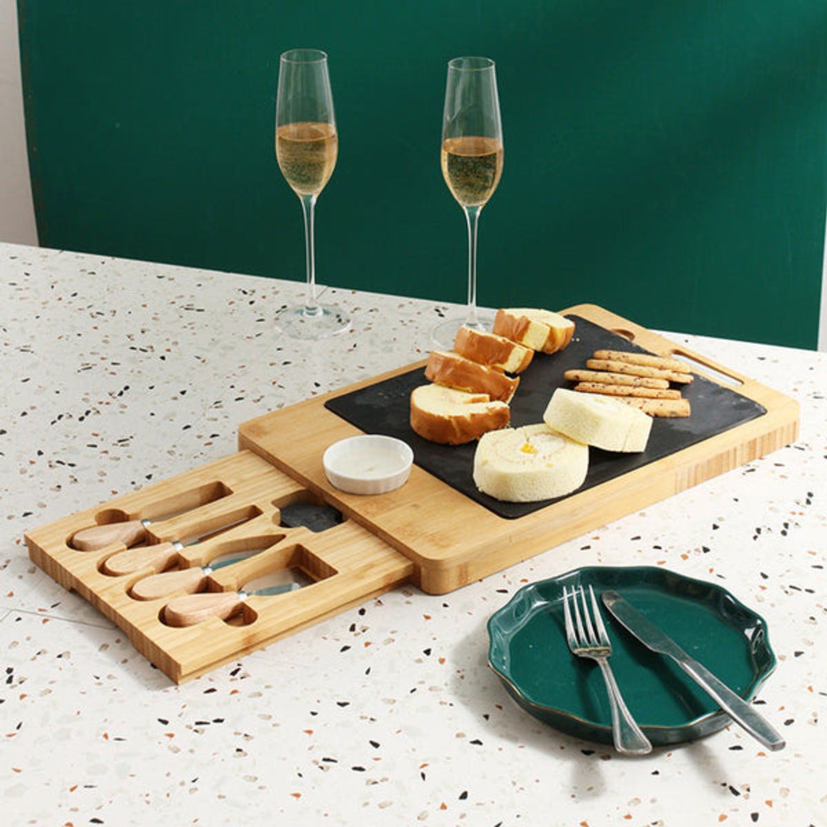 PIA COPELLO STORE - Set de Tabla de Quesos + Accesorios