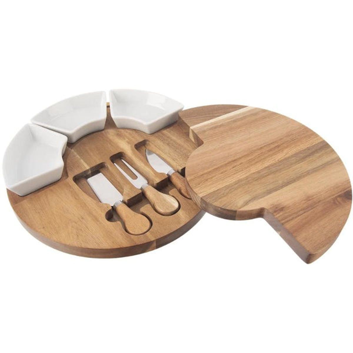 PIA COPELLO STORE - Tabla de quesos giratoria con recipientes y utensilios