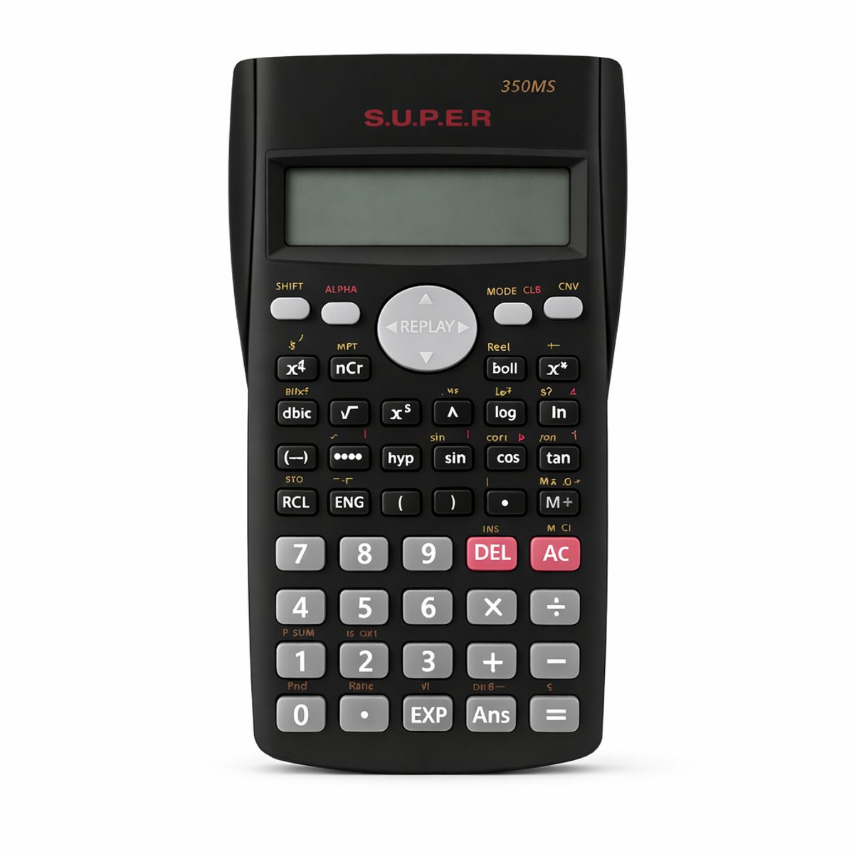 GENERICO - Calculadora Científica Con 240 Funciones Negra