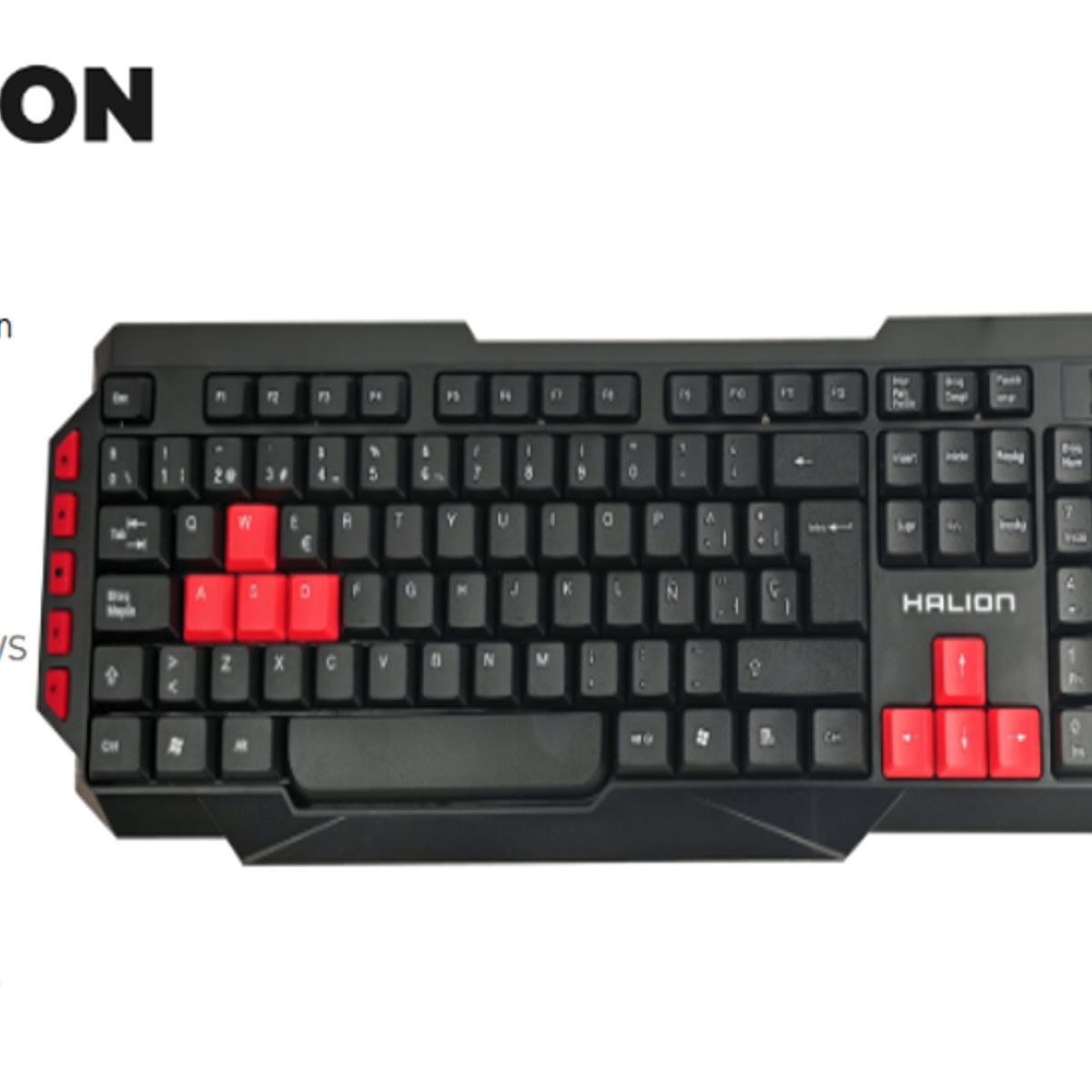 HALION - Kit Teclado + Mouse Office HA-K433C USB HALION