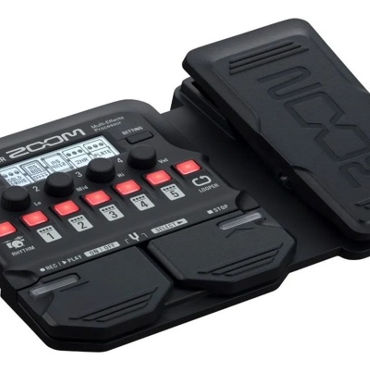 GENERICO - Pedal de Efecto Zoom G1X Four Negro para Guitarra eléctrica