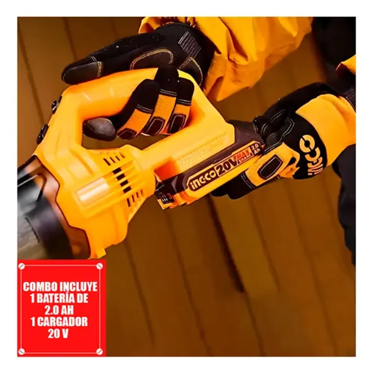 INGCO TOOLS - Aspiradora Inalámbrica Mano 20v Total Batería Portátil Ingco