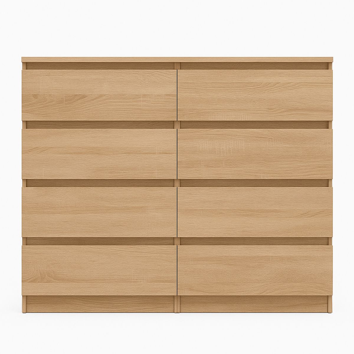 GENERICO - Comoda Melamina Duna 8 Cajones-120cm