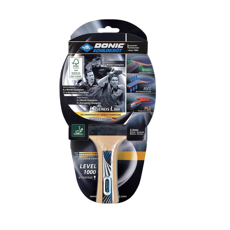 Donic - Paleta Para Ping Pong Donic #754427 Legends 1000 Fsc