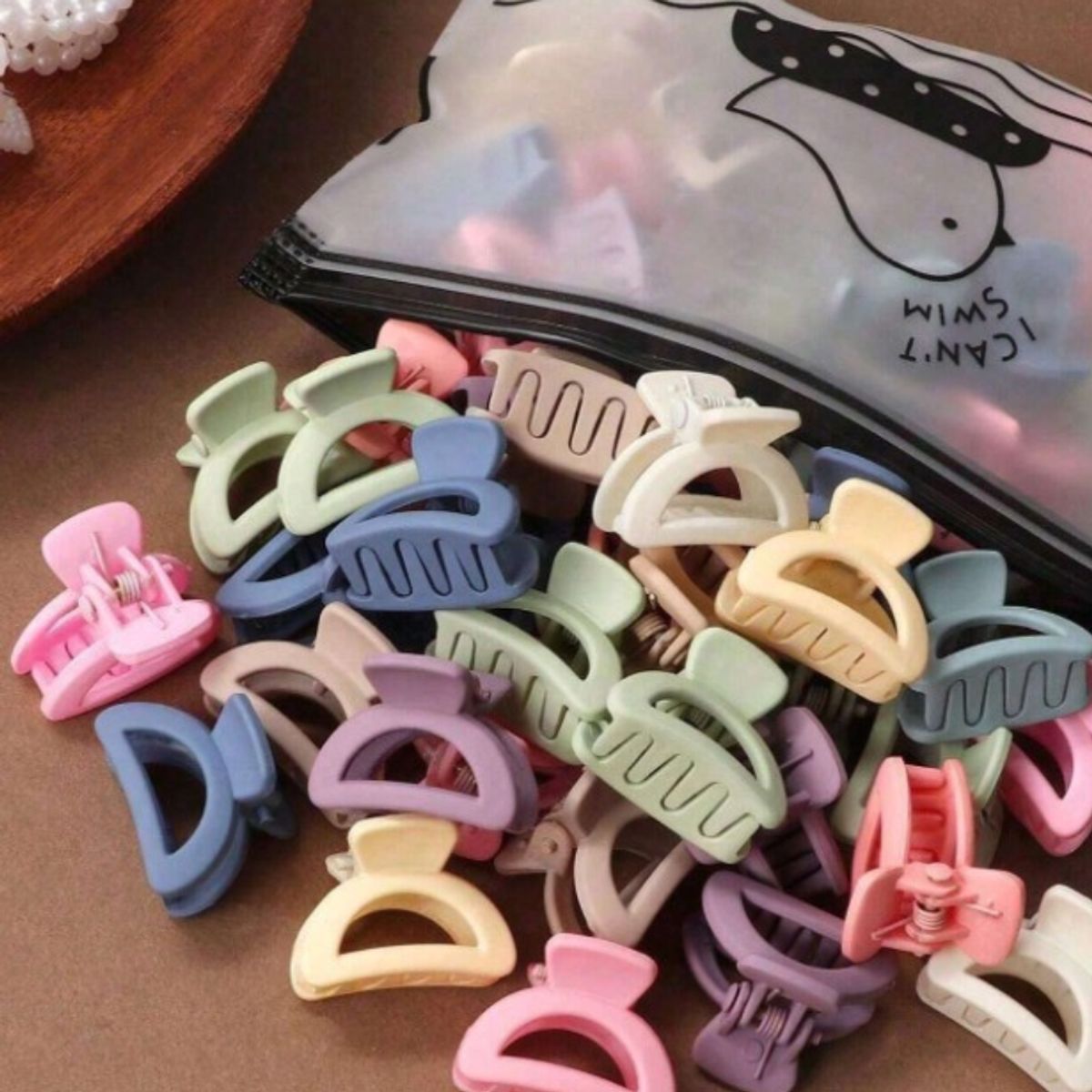 AFRODITA - Set x 20 Ganchos Pequeños Para el Cabello Full Color