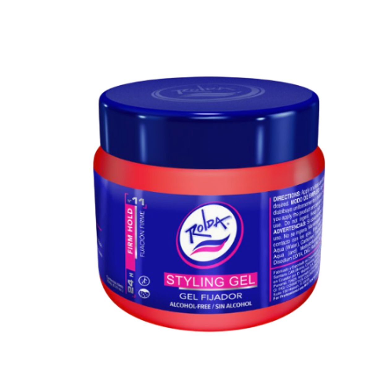 GENERICO - Rolda Gel Fijador Sin Alcohol Rojo 120 gr