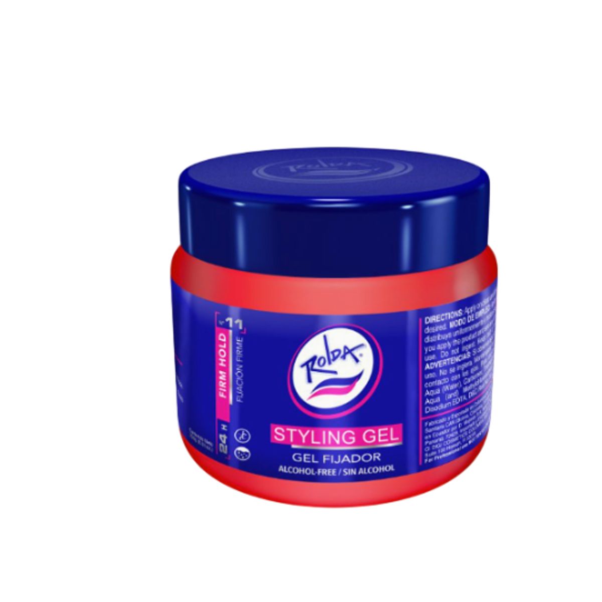GENERICO - Rolda Gel Fijador Sin Alcohol Rojo 120 gr