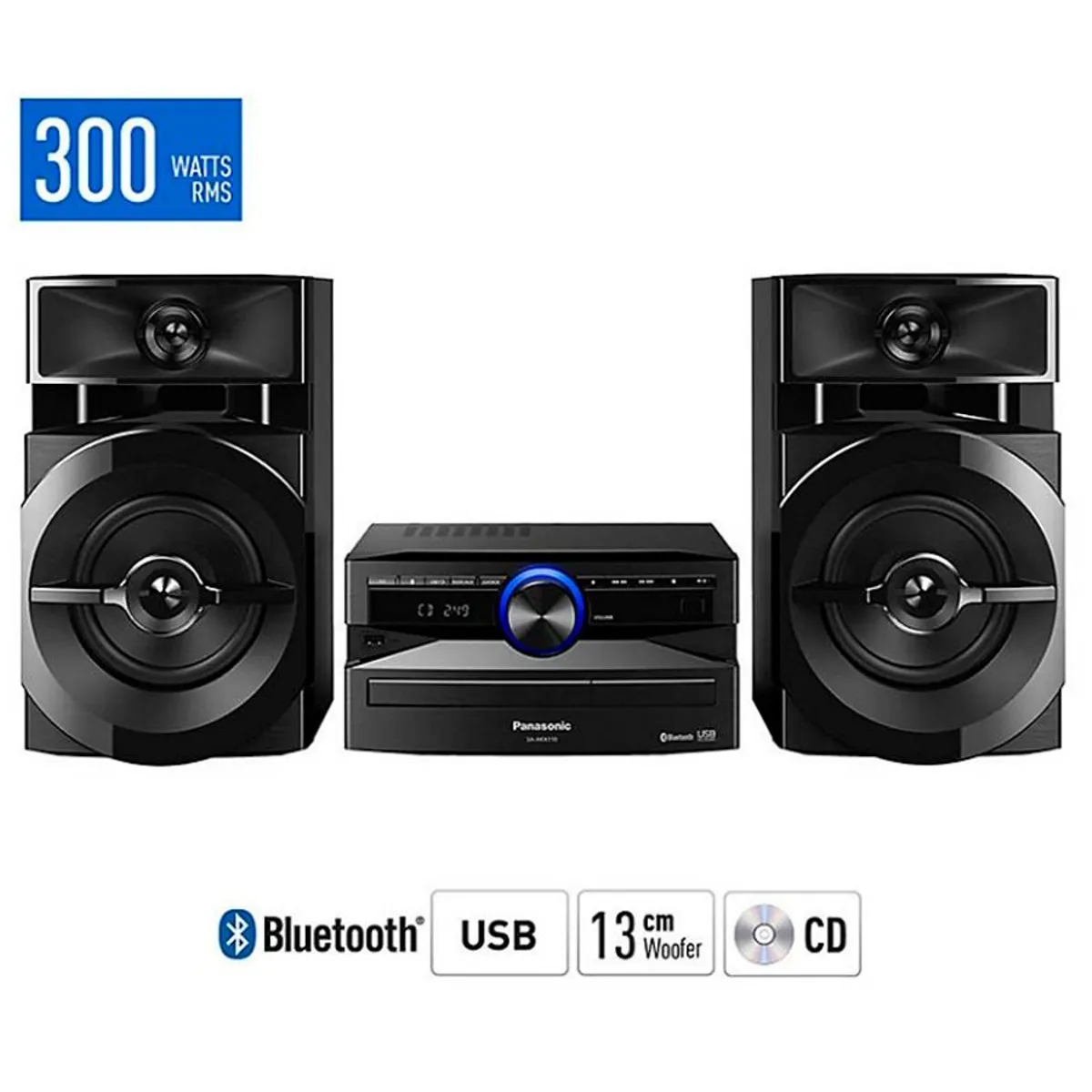 PANASONIC - Minicomponente 300W AKX110 Bluetooth