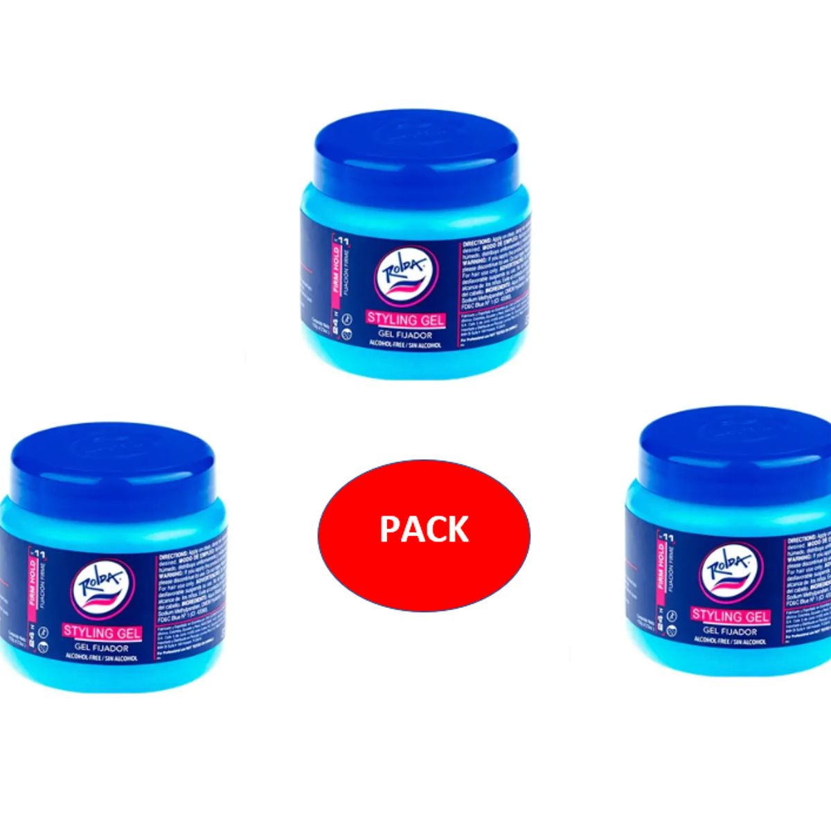 GENERICO - Rolda Gel Fijador Tradicional 120gr Azul