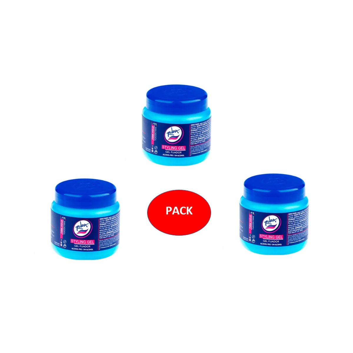 GENERICO - Rolda Gel Fijador Tradicional 120gr Azul