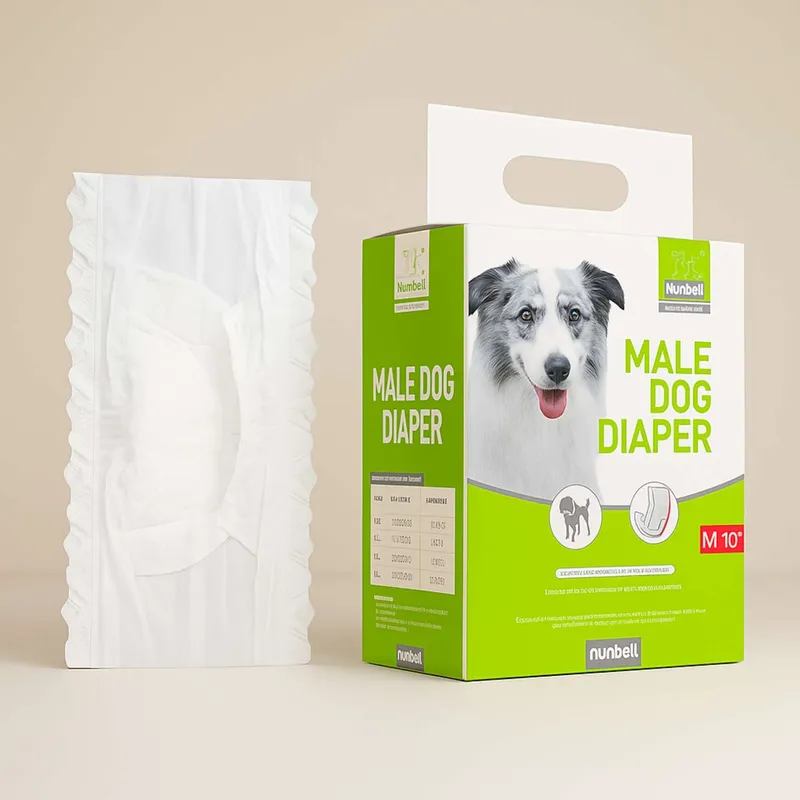 GENERICO - Pañal de Macho Nunbell Talla M - 62 x 20 cm